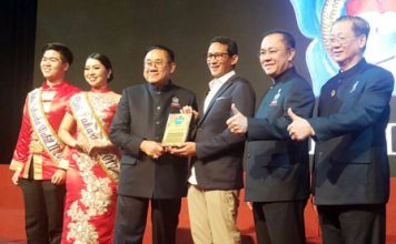 Wagub DKI Sandiaga Uno Hadiri Pengukuhan Pengurus Pusat PSMTI Pusat