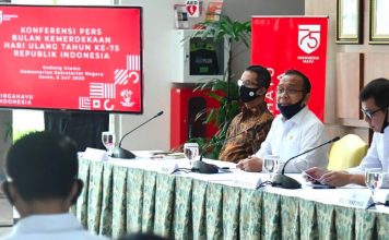 Peringatan HUT RI ke-75 Terapkan Protokol Kesehatan