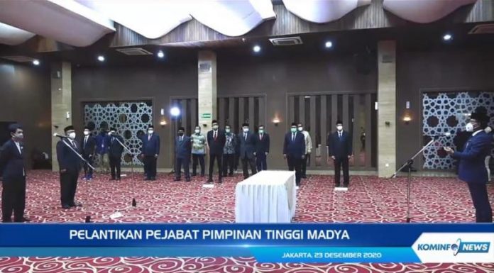 Mira Tayyiba Dilantik Jadi Sekjen Kominfo, Hari Budiarto Kepala Litbang SDM