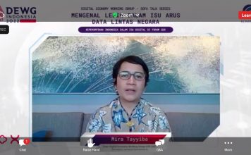 Forum DEWG G20, Indonesia Tekankan 4 Prinsip Arus Data Lintas Negara