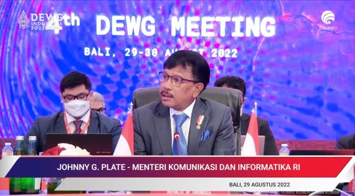 Gelar Pertemuan DEWG ke-4, Menkominfo Dorong Bali Package Jadi Kesepakatan Bersama