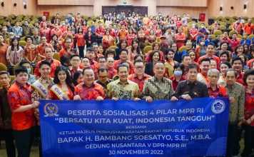 Sosialisasi 4 Pilar MPR di Kalangan PSMTI, Bamsoet Tekankan Sikap Tepa Selira dan Semangat Gotong Royong