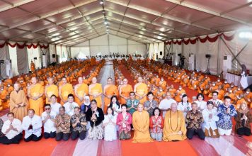 Pabbajja Samanera Borobudur Meditation 2022, Diikuti 500 Peserta Umat Budha
