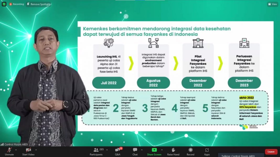 Setiaji Dorong Digitalisasi, Kemenkes RI Tekankan Pentingnya Tata