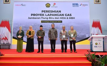 Resmikan Lapangan Gas JTB, Wapres RI: Utamakan Gas Untuk Domestik